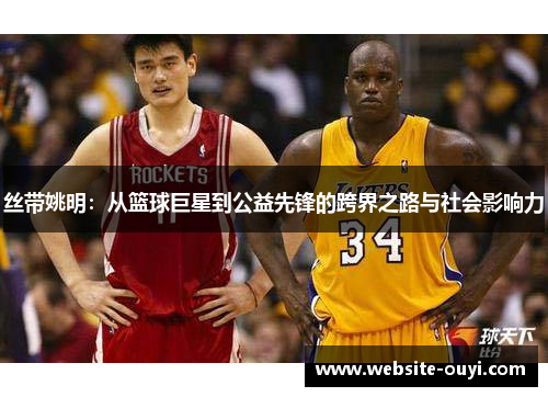 丝带姚明：从篮球巨星到公益先锋的跨界之路与社会影响力